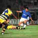 soccer uefa champions league third qualifying round second leg parma v rangers