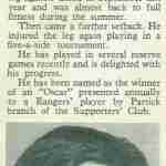 provan's courage earns him an oscar #davieprovan #rangers #goal 1968 12 14