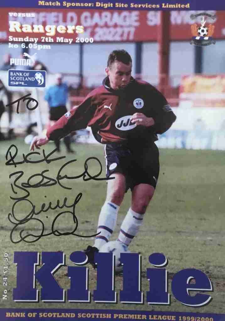 matchday programme autographed by jimmy gibson 49871251863 o