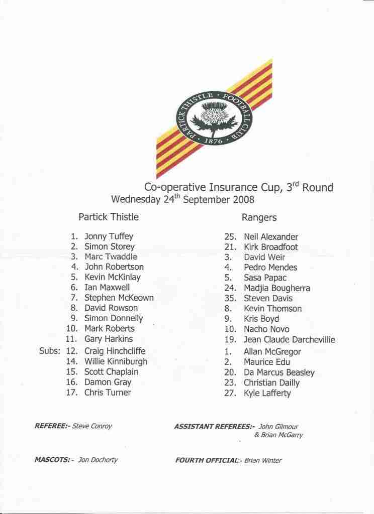 24sep08 teamsheet
