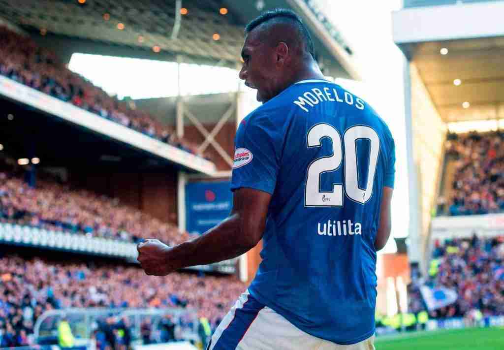 alfredo morelos makes it 5 league goals in 5 games after netting his second against dundee at ibrox 37006314881 o