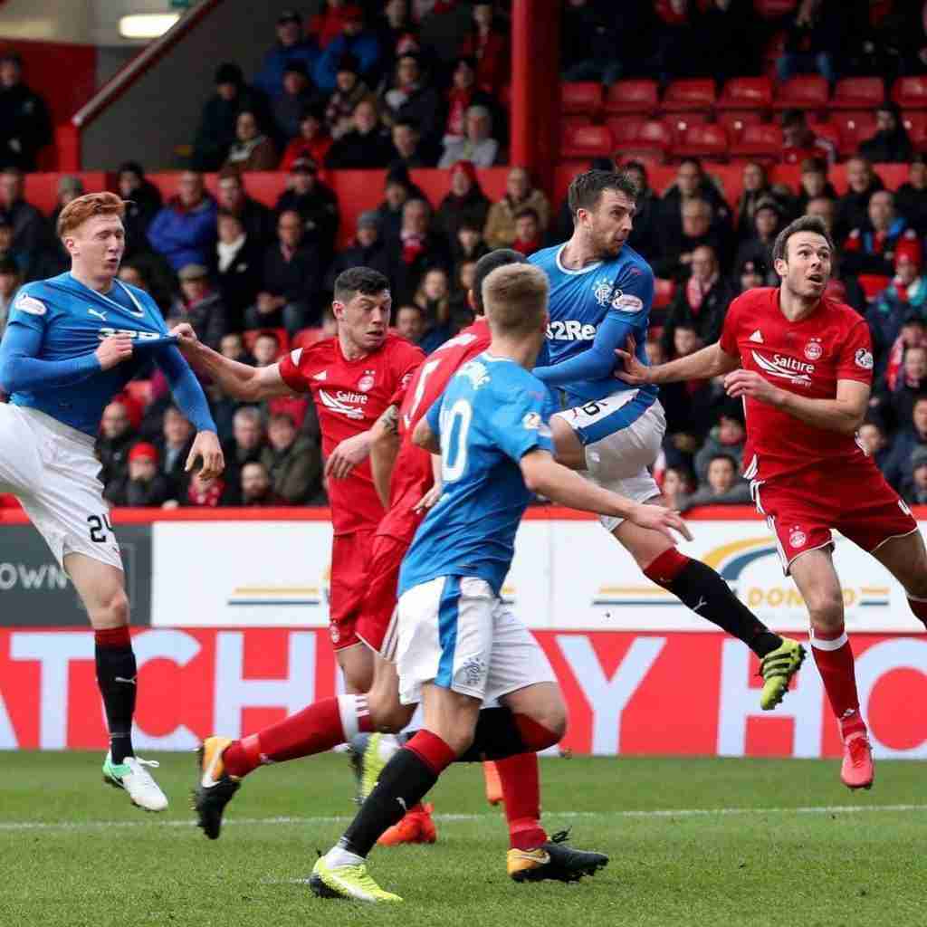 danny wilson rises highest to score a wonderful headed opener during the 2 1 victory at pittodrie 39370841205 o