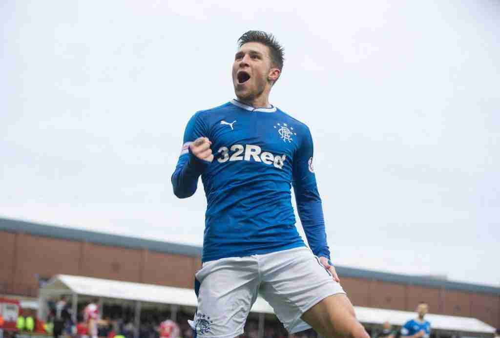 josh windass completes his hat trick in front of the large traveling rangers support it is his second hat trick in less than a month 38553362810 o