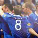 kenny miller is congratulated by mcculloch davis whittaker and weir after netting the winning goal 26814633110 o