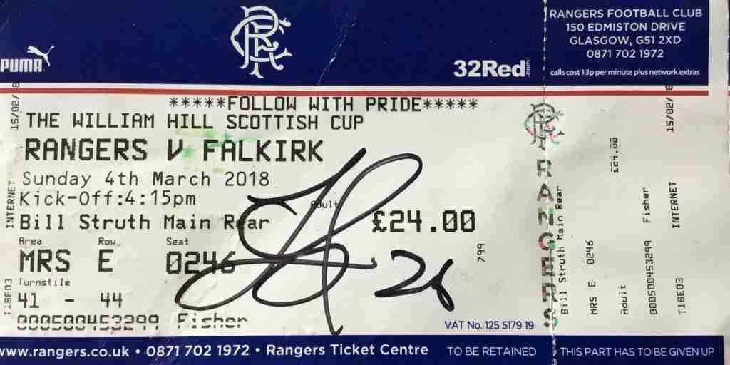 matchday ticket autographed by jason cummings 40399510864 o