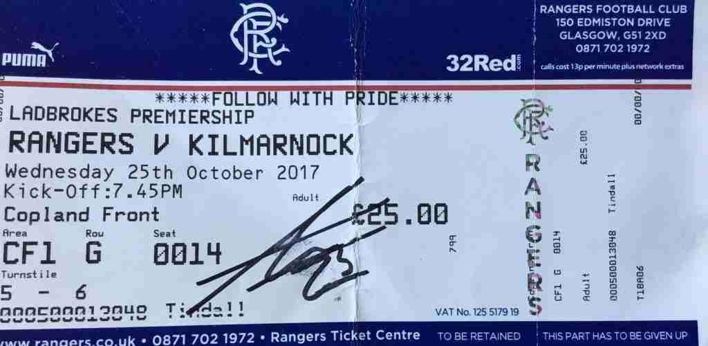 matchday ticket autographed by jason holt 39067263274 o