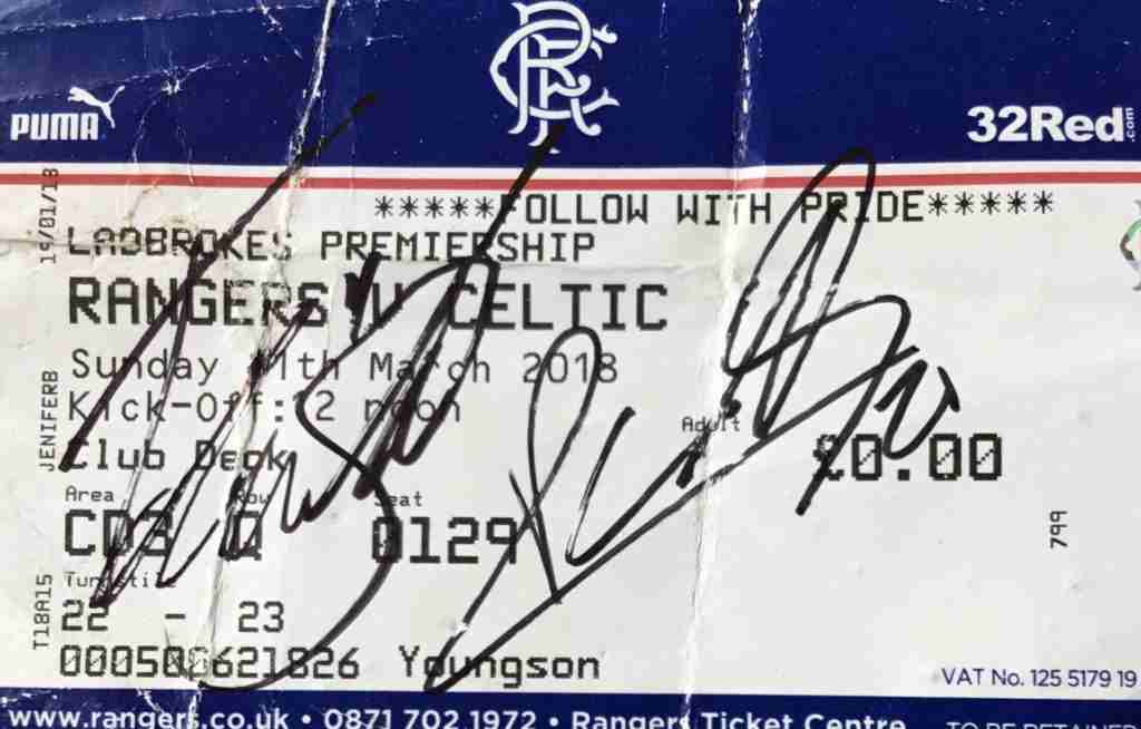 matchday ticket autographed by josh windass and daniel candeias 40042914464 o