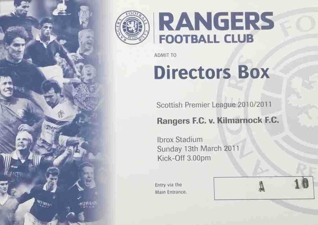 matchday ticket directors box 50093295302 o
