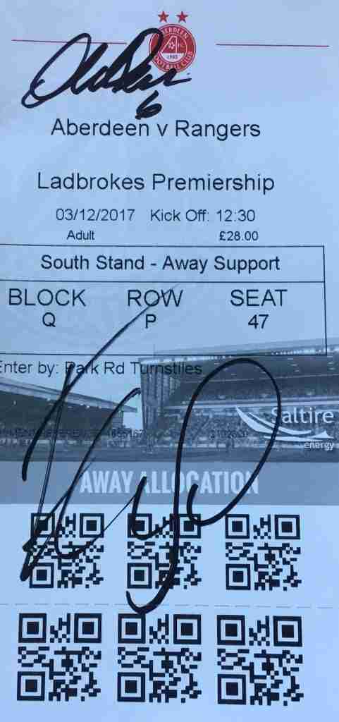 matchday ticket signed by danny wilson and josh windass 38197821884 o