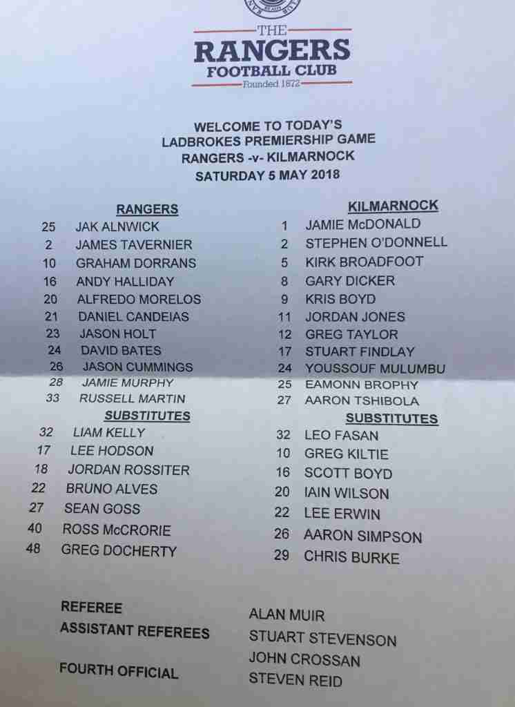 official team sheet 27061536137 o