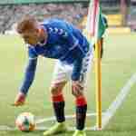 steven davis pelted with objects whilst taking a corner kick 48649844761 o